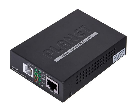 PLANET VC-231 network media converter 100 Mbit/s Black