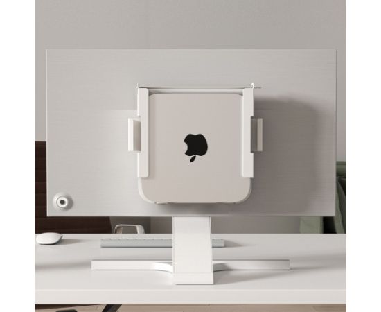 Maclean MC-473 MAC Mini Mount, VESA 75x 75 100x100 Compatible with Mac Mini Manufactured after 2014