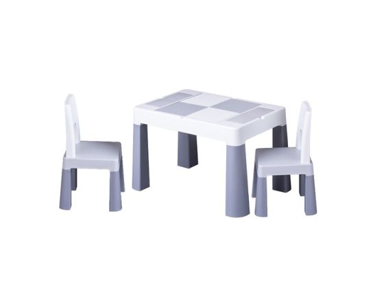 Tega Galdiņš+ 2 krēsliņi MULTIFUN grey MF-006-106