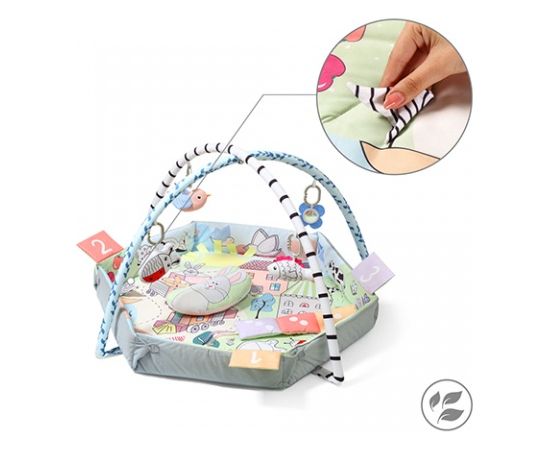 Attīstošais paklājiņš ar bumbiņām FUNNY FARM Babyono 1486 Развивающие коврики
