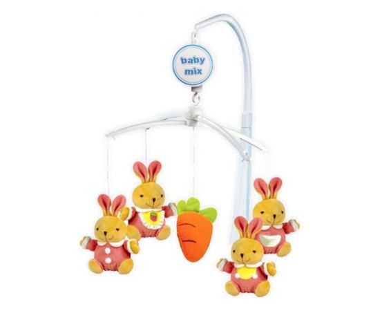 Baby Mix Muzikālais karuselis RABBITS BabyMix 10250