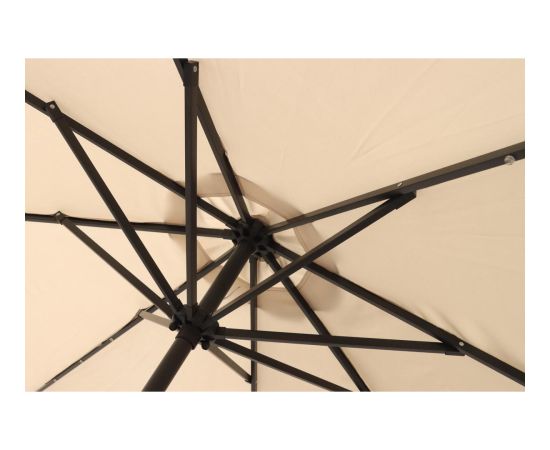 Saska Garden PARASOL OGRODOWY Z OŚWIETLENIEM LED 300CM BEŻOWY