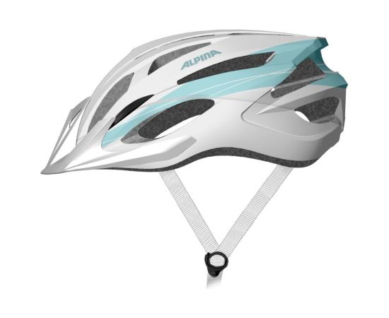 Bike Helmet Alpina MTB17 white & light blue 54-58 Велосипедные шлемы