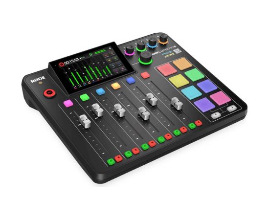 Rode RØDECaster Pro II Podcast production studio Music production station Black