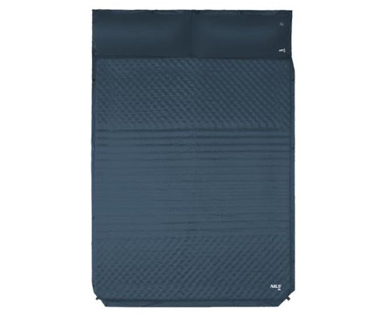 Pašpiepūšamais paklājiņš ar spilvenu NC4060 ANTHRACITE SELF INFLATING DOUBLE MAT WITH CUSHION NILS CAMP