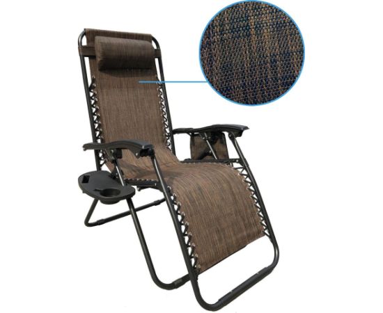 Saska Garden Складной многофункциональный шезлонг для сада 175X52/65X110