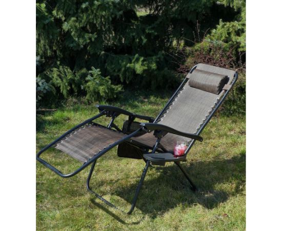 Saska Garden Складной многофункциональный шезлонг для сада 175X52/65X110