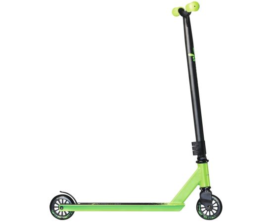 Muuwmi Stuntscooter skrejritenis 100 mm, melns/zaļš - AU 399