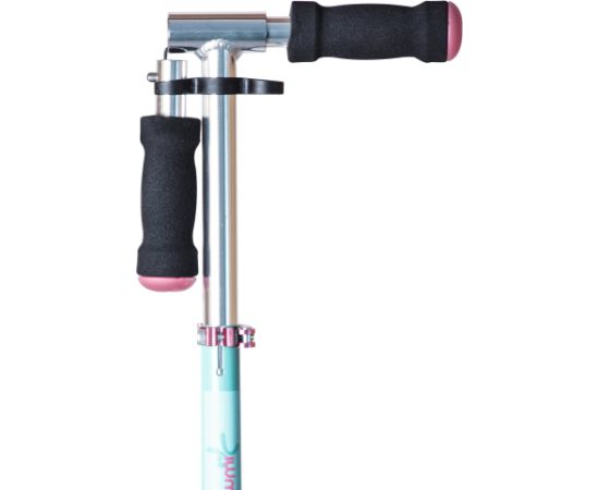 Muuwmi Aluminium Scooter skrejritenis 200 mm, rozā/ tirkīza zils - AU 574