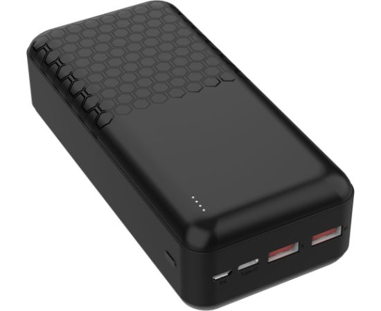 Platinet power bank 30000mAh PD QC, black (45933)