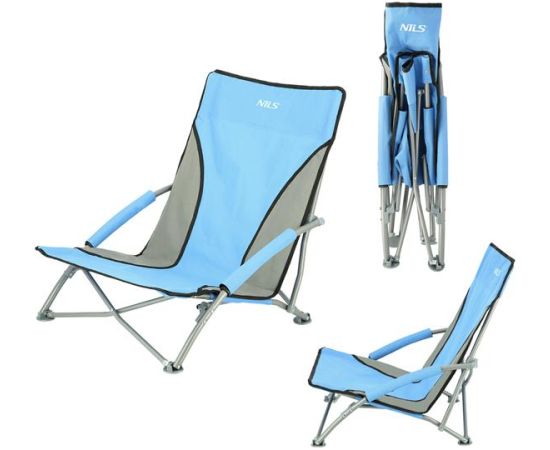 Kempinga krēsls NC3035 BLUE BEACH CHAIR NILS CAMP