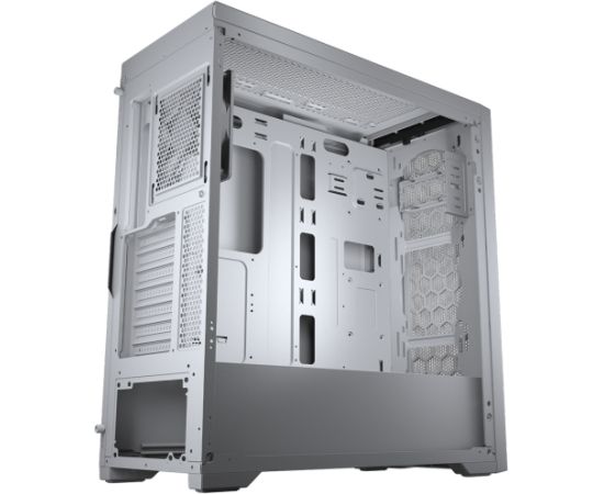 COUGAR | MX330-G Pro White | PC Case | Mid Tower / Mesh Front Panel / 1 x 120mm Fan / TG Left Panel