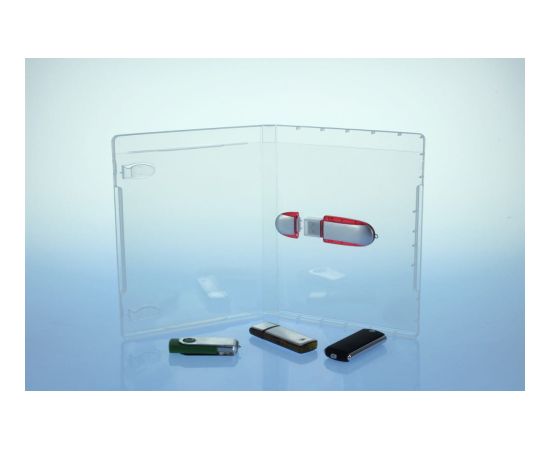 Platinet USB Pendrive Box Blu-Ray 14mm, transparent