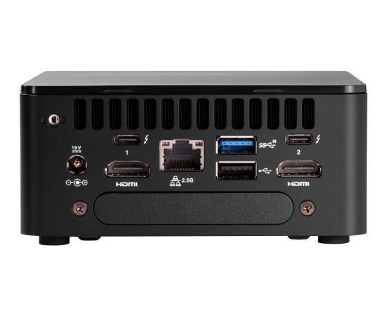 ASUS NUC 12 Pro Kit NUC12WSHi5, Core i5-1240P Processor, 4xUSB, M.2 22x80 NVMe; 22x42 SATA, 2.5'' SATA slot, 2,5Gbe LAN, 2xHDMI, 2x Thunderbolt 4 (USB-C+DP),  EU cord, single unit, EAN:5032037248846