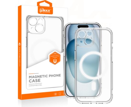 Vmax Acrylic MagSafe Anti-drop Case Aizsargapvalks Priekš Apple iPhone 15 Plus