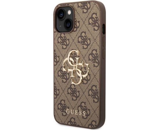 Guess 4G Big Metal Logo Back Case Защитный Чехол для Apple iPhone 15