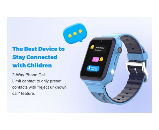iWear A13 Pro 4G LTE Sim / LBS WiFi Tracking IP67 Отслеживания Детские часы с звонком чатом и камерой Синий