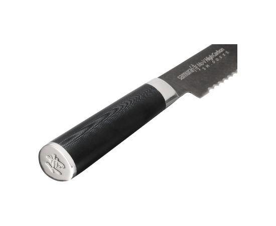 Samura MO-V Stonewash Нож для хлеба 185mm из AUS 8 Японской из стали 59 HRC