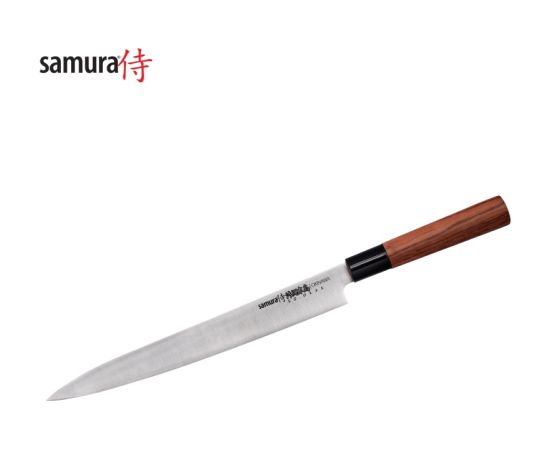 Samura Okinawa Универсальный Кухонный Yabagiba нож 270mm из AUS 8 Японской стали 59 HRC