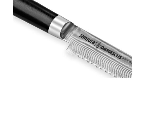 Samura Damascus Универсальный нож для Хлеба 230mm из AUS 10 Дамасской стали 61 HRC (67-слойный)