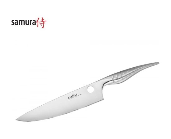 Samura REPTILE Кухонный нож Шевповора 200mm из AUS 10 Японской стали 60 HRC