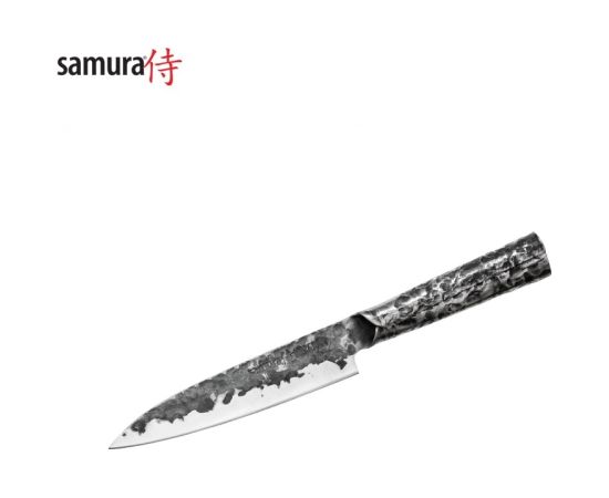 Samura Meteora Универсальный нож Santoku 160 mm из AUS 10 Дамасской стали 60 HRC