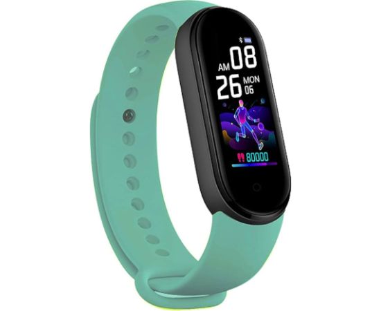 iWear SM6 Fitnesa IP67 Aproce ar HR & Asinsspiediena mēr. / Soc. tīkli / Miega monitoru Zaļš