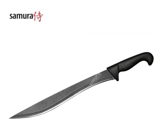 Samura SULTAN Pro Yatagan Stonewash nazis ar Melnu rokturi 301mm no AUS-8 Japāņu tērauda 59 HRC