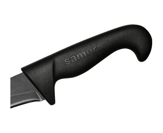 Samura SULTAN Pro Stonewash Yatagan нож с Черной  ручкой 301mm из  AUS-8 Японской стали 59 HRC