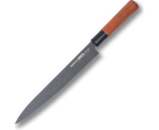 Samura Okinawa Stonewash Кухонный Yanagiba нож 240mm из AUS 8 Японской стали 58 HRC