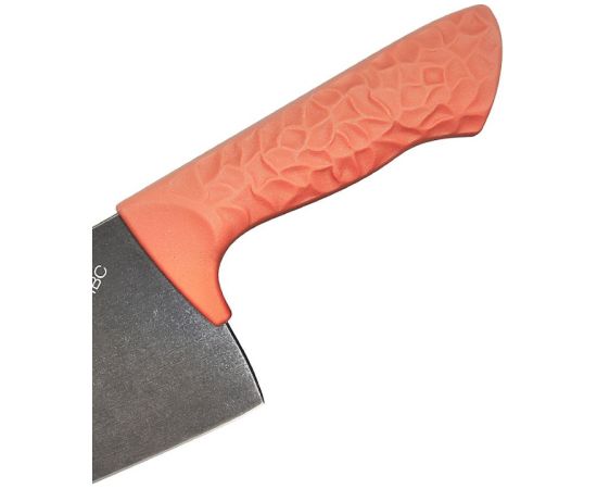 Samura Arny Stonewash Cleaver нож 208мм AUS-8 Коралловый комфортная ручка из TPE HRC 59