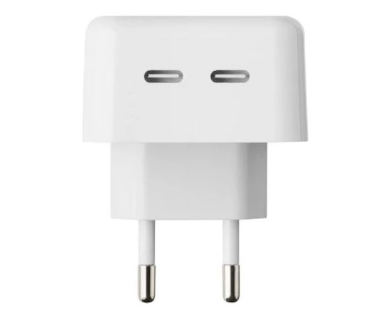 CP CH1 35W Двух портов USB-C Быстрая Зарядка для всех Apple устройств (Аналог A2676 MNWP3ZM/A) Белый (OEM)