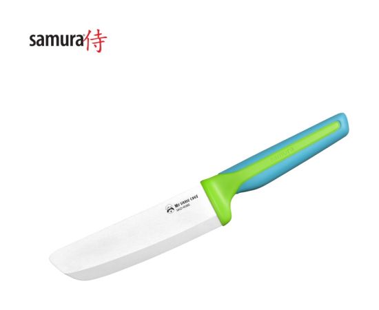 Samura My little Chef Эко Материала безопасный Ceramic Knife for Kids from 6 years age 128 mm 82-84 HRC