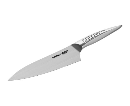 Samura Stark Универсальный большой кухонный Santoku нож 197mm из AUS 8 Японской стали 59 HRC