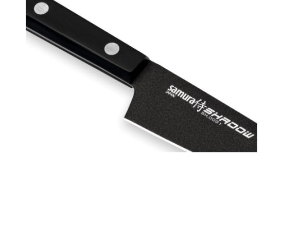 Samura Shadow Универсальный нож с Черным антипригарным покрытием 120mm из AUS 8 Японской стали 59 HRC нож