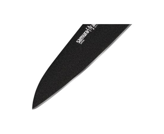Samura Shadow Universāls virtuves Anti-slip nazis ar Melnu pārklājumu 120mm no AUS 8 Japāņu tērauda 59 HRC