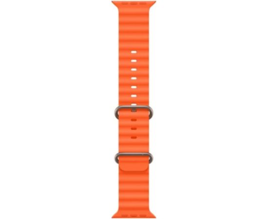 iWear S1 Rievota Mīksta Silikona 20mm aproce priekš Apple Watch 49mm / 45mm / 44mm / 42mm Oranža