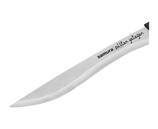 Samura SULTAN Pro Yatagan нож с комфортной Черной  ручкой 301mm из  AUS-8 Японской стали 59 HRC