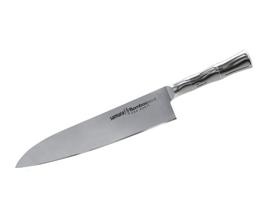 Samura BAMBOO Кухонный большой нож Шевповора 240mm из AUS 8 Японской стали 59 HRC