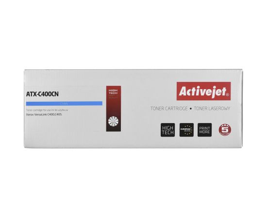 Activejet ATX-C400CN Toner (replacement for Xerox 106R03510; Supreme; 2500 pages; cyan)