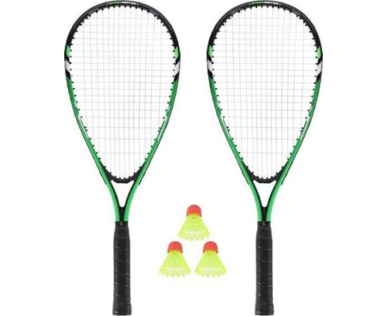 Crossminton set NILS NRS001 2 rackets + darts + case green