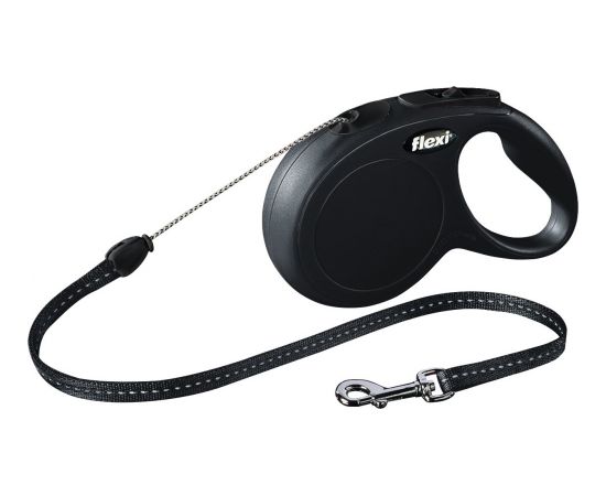 Flexi New CLASSIC 8 m Black Dog Retractable lead