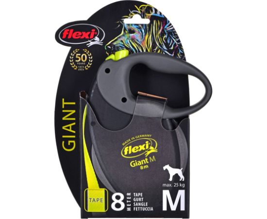 Flex TRIXIE NEON GIANT M 8 m Black, Yellow Dog Retractable lead