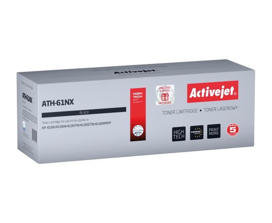 Activejet ATH-61NX toner (replacement for HP 61X C8061X; Supreme; 10000 pages; black)
