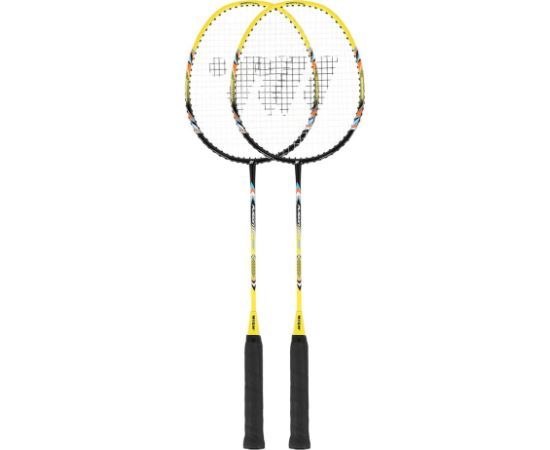 Fusiontec 777K badminton racket set + 3 shuttlecocks