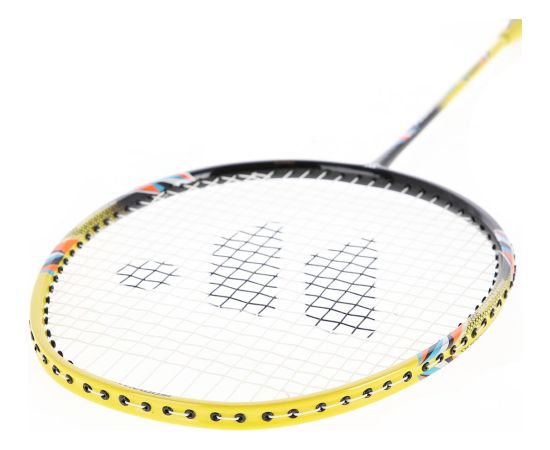 Fusiontec 777K badminton racket set + 3 shuttlecocks