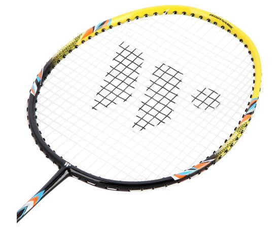 Fusiontec 777K badminton racket set + 3 shuttlecocks