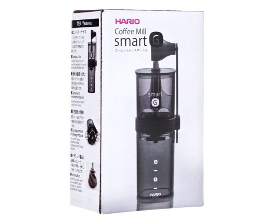 Hario MSG-2-TB coffee grinder Burr grinder Black,Transparent