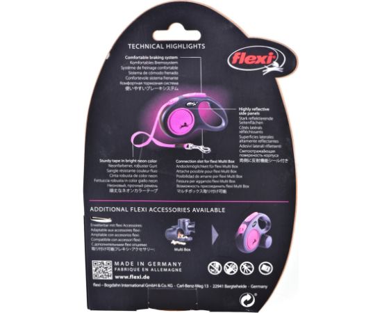 Flexi New Neon S 5 m Dog Retractable lead