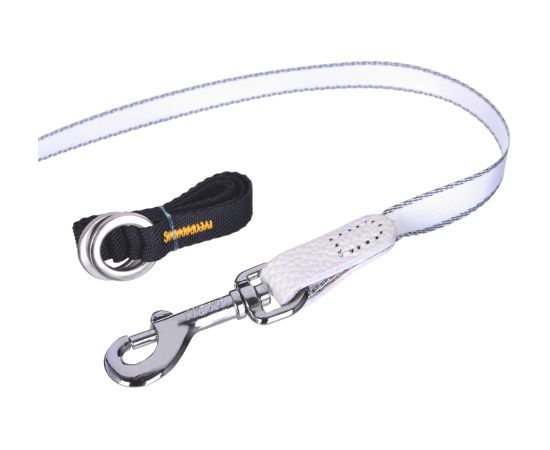 FLEXI Glam Composition with Swarovski crystals S - Dog Retractable lead - 3 m - white